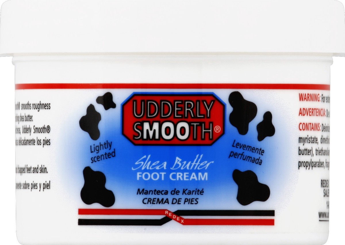 slide 2 of 3, Udderly Smooth Shea Butter Foot Cream, 8 oz; 227 gram
