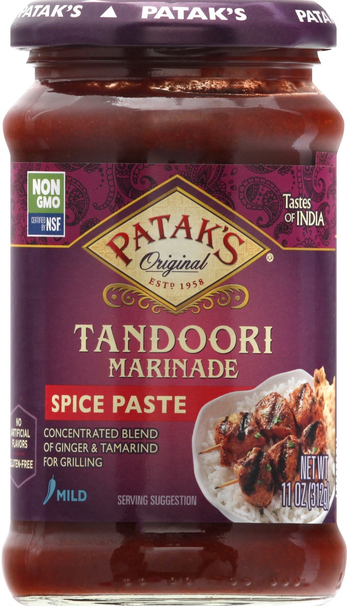 slide 7 of 13, Patak's Mild Tandoori Marinade Spice Paste 11 oz, 11 oz