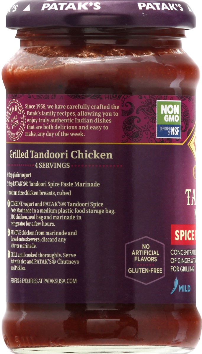 slide 8 of 13, Patak's Mild Tandoori Marinade Spice Paste 11 oz, 11 oz