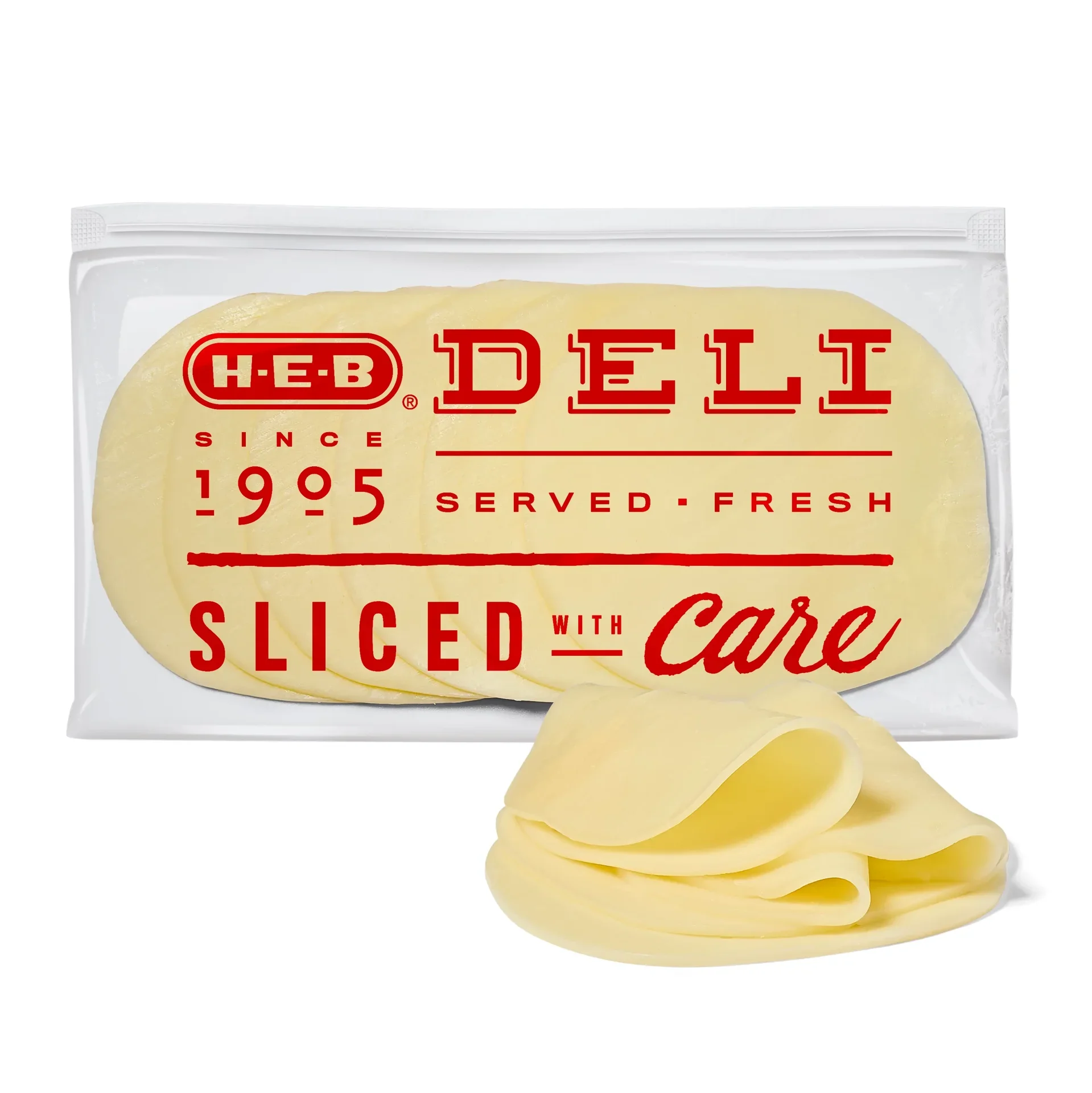 slide 1 of 1, H-E-B Deli Stagionato Provolone Cheese, Sandwich Sliced, per lb
