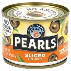 Pearls Sliced Ripe Olives 2.25 oz
