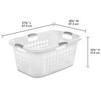 slide 12 of 17, Sterilite Ultra Rectangle Laundry Basket, 1 ct