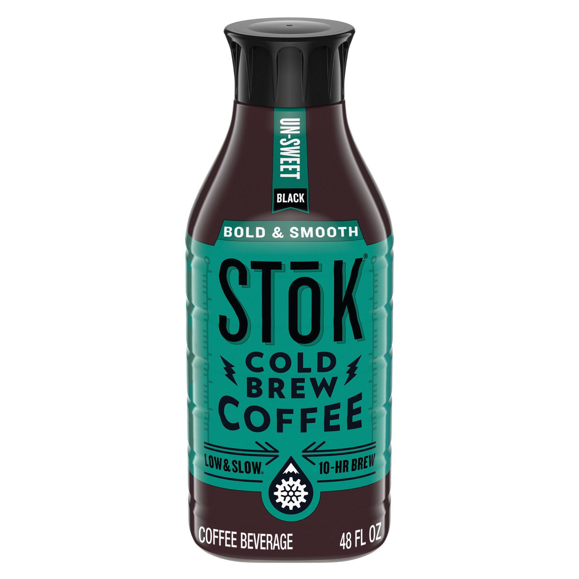 slide 1 of 5, STōK Black Unsweetened Cold Brew Coffee - 48 fl oz, 48 ct