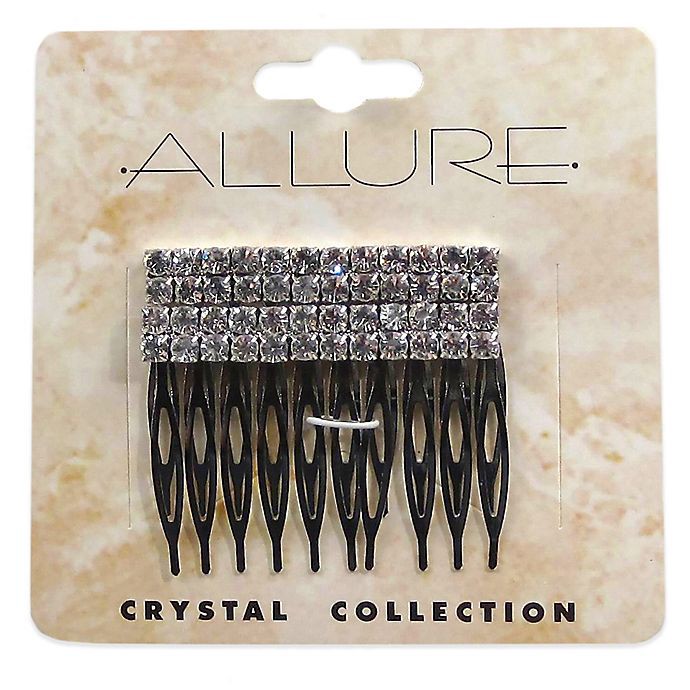 slide 1 of 1, Allure Crystal Collection Rhinestone Side Comb, 2 ct