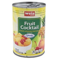 Weis Quality Sweetened Fruit Cocktail In Water