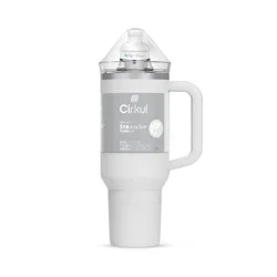 Cirkul® Fog All-Day StrawSip™ Tumbler and 1 Free Sip® Blue Raspberry Flavor Cartridge - Fog, 40 oz
