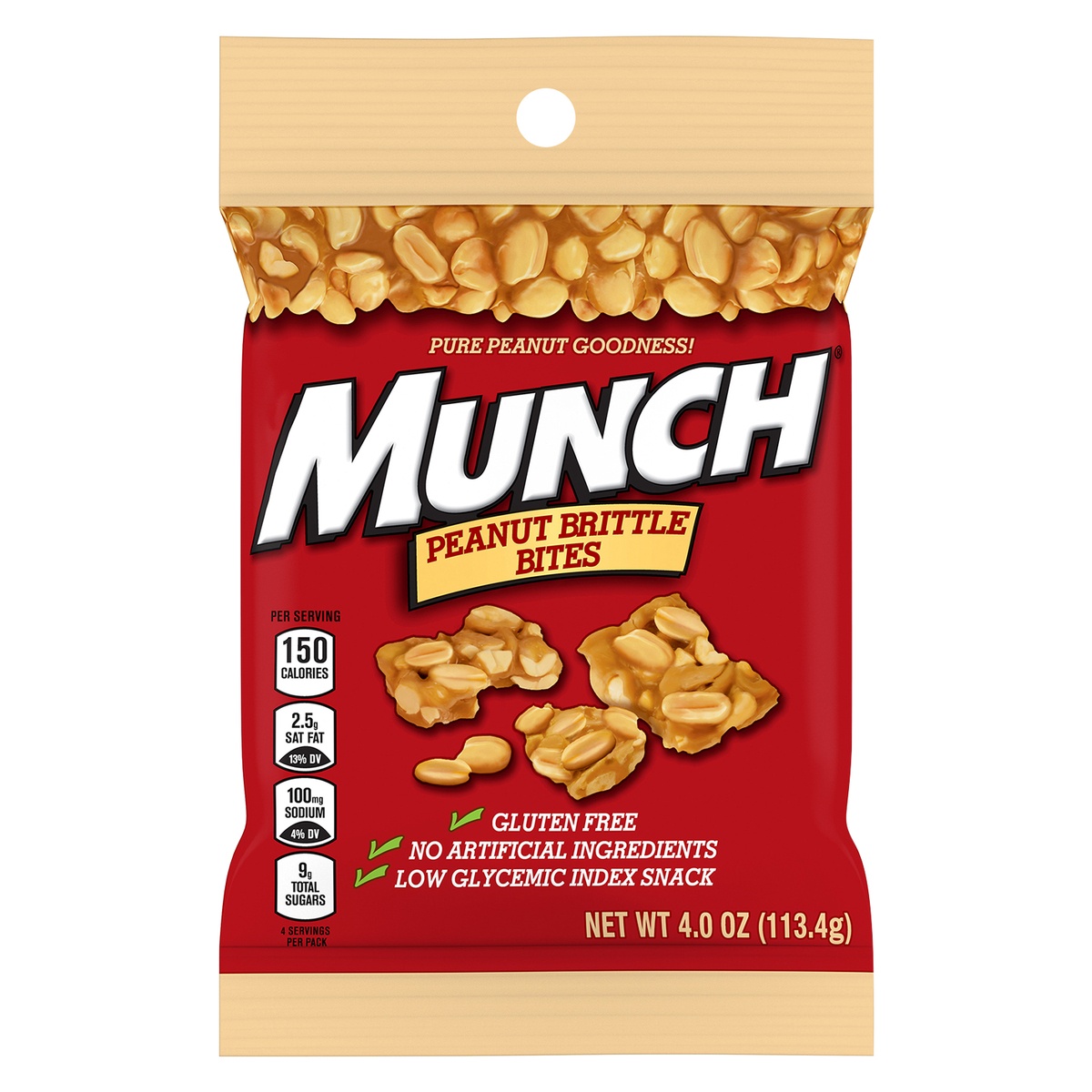 Munch Peanut Brittle Bites 4 oz Shipt