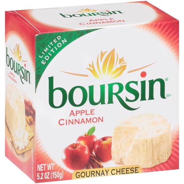 slide 1 of 1, Boursin Apple Cinnamon Gournay Cheese, 5.2 oz