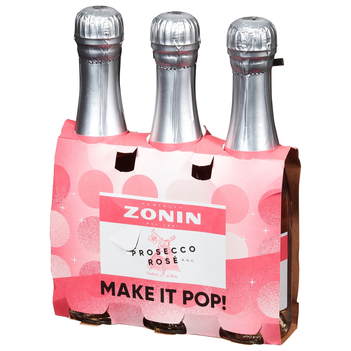 slide 2 of 4, Zonin Proscecco Rose, 187 ml