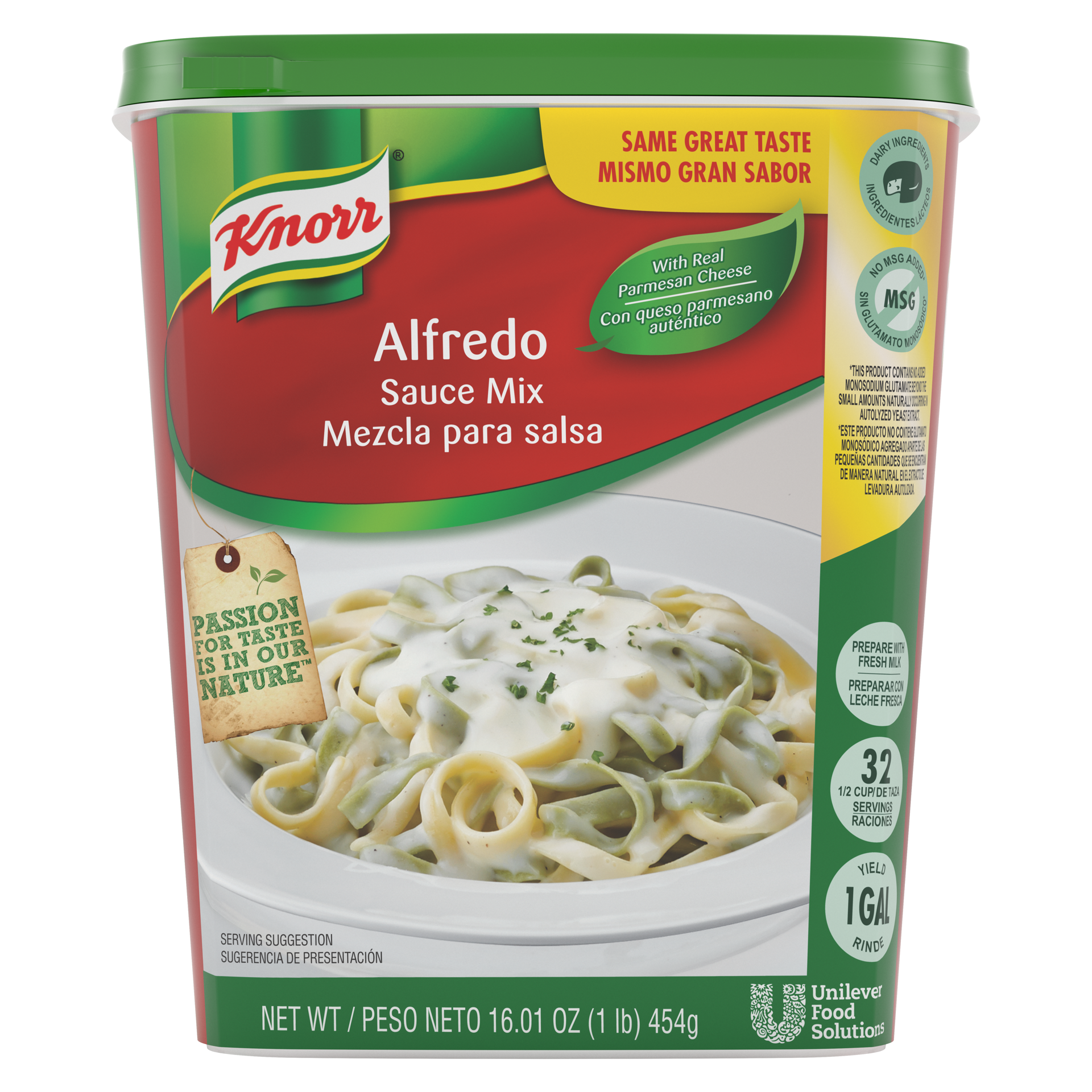 slide 1 of 2, Knorr SAUCES/GRAVIES Alfredo, 6 PC, Cracked Black Pepper And Parmesan Add Just The Right Flavor Touch To This Traditional Favorite, 6 ct