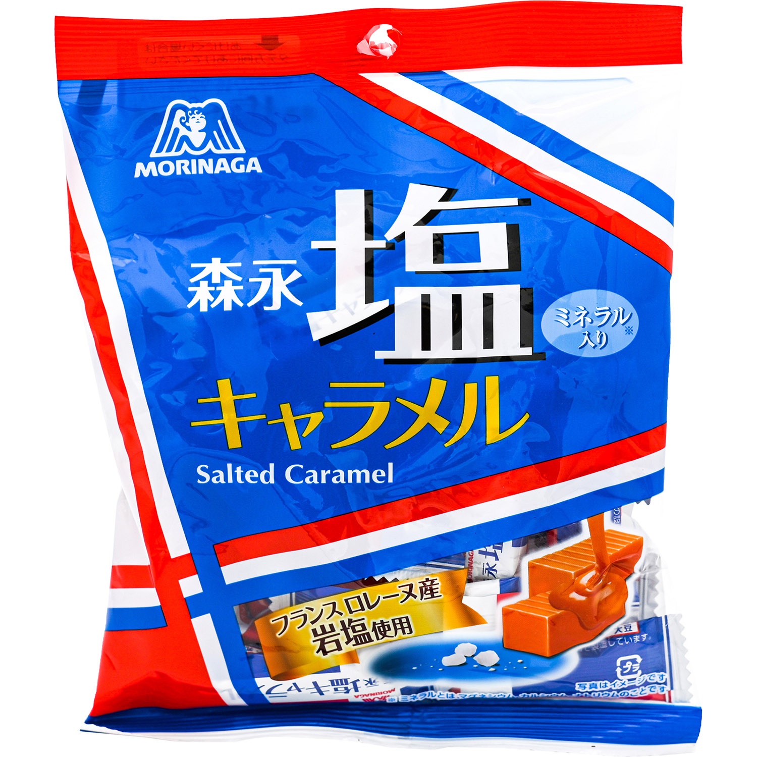 slide 1 of 1, Morinaga Salt Caramel Bag, 3.2 oz
