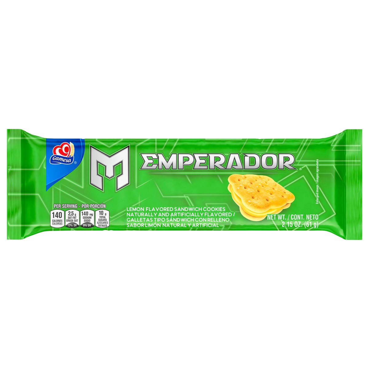 slide 1 of 3, Gamesa Emperador Lemon Cookies, 1 ct