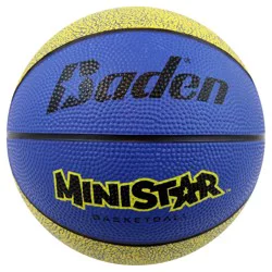 Baden Br3 Mini Star Rubber Basketballs - Assorted