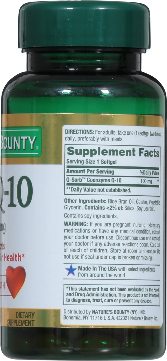 slide 3 of 9, Nature's Bounty Coq10 100Mg Softgels, 75 ct