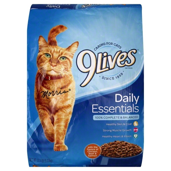 slide 1 of 1, 9Lives Daily Essentials Dry Cat Food, 13.3 lb
