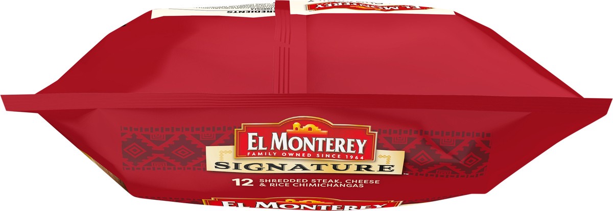 slide 4 of 7, El Monterey Signature Steak Cheese & Rice Chimichangas 12 Count - 54 Oz, 12 ct