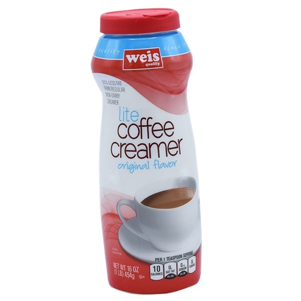 slide 1 of 1, Weis Quality Original Lite Coffee Creamer, 16 oz