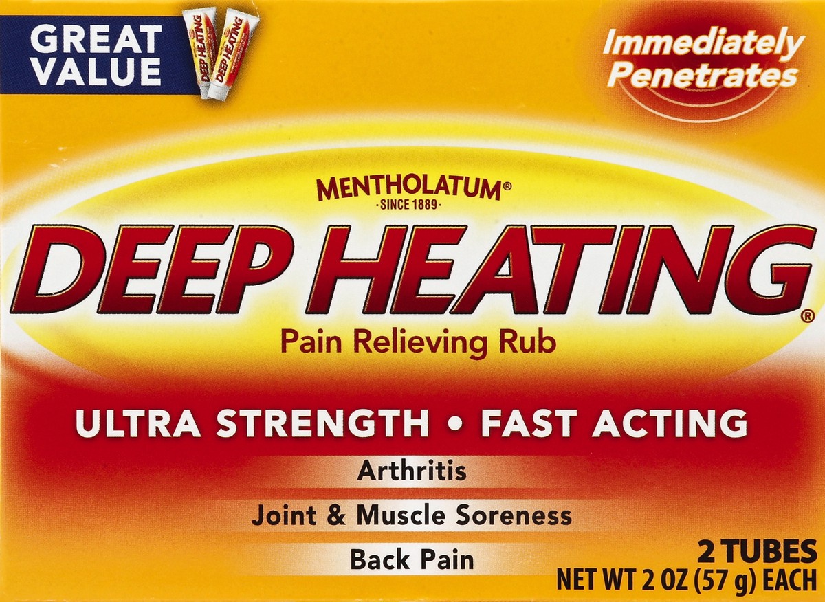 slide 1 of 1, Mentholatum Deep Heating Pain Relieving Rub, 1 ct