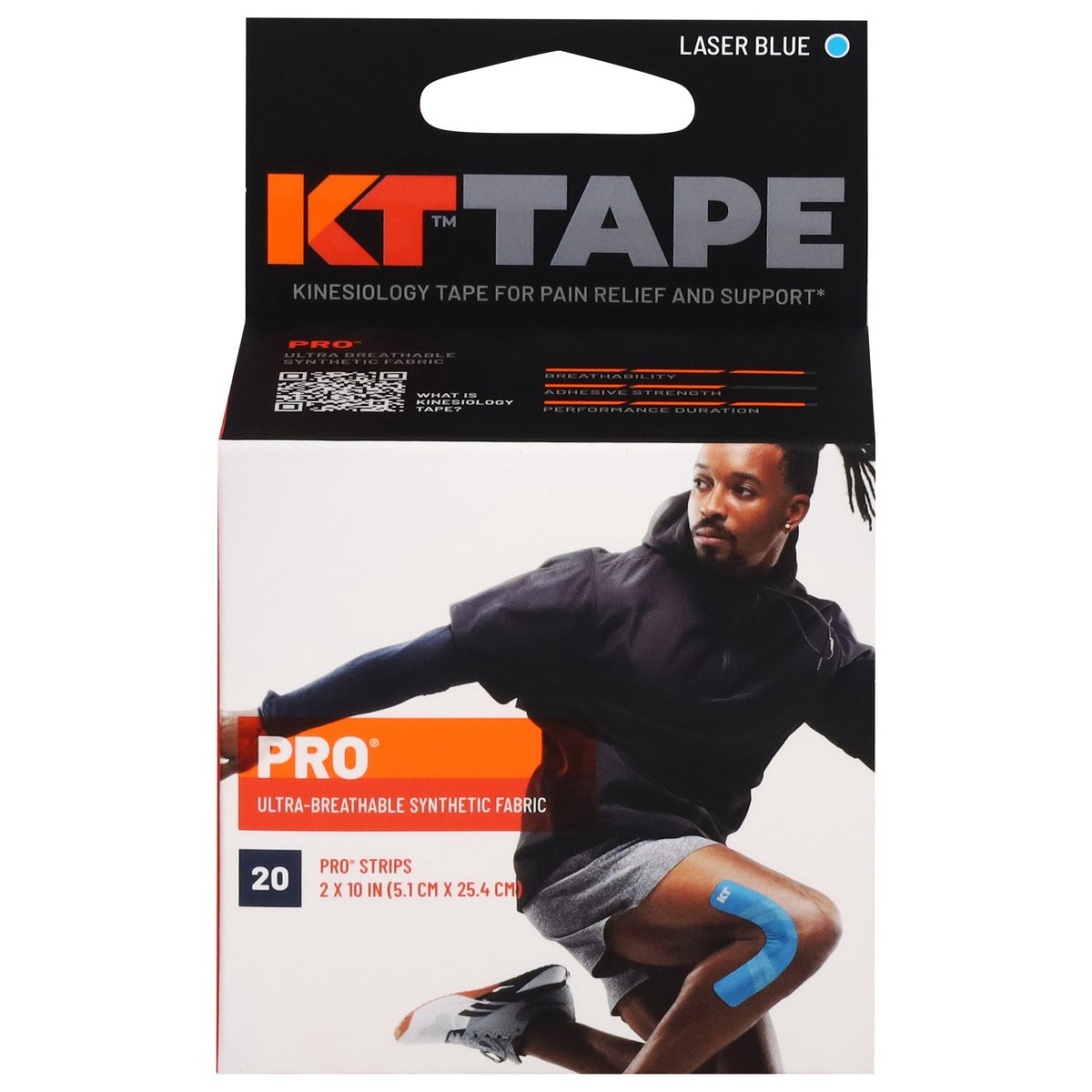 slide 1 of 9, KT Tape Laser Blue Pro Kinesiology Tape 20 ea, 20 ct