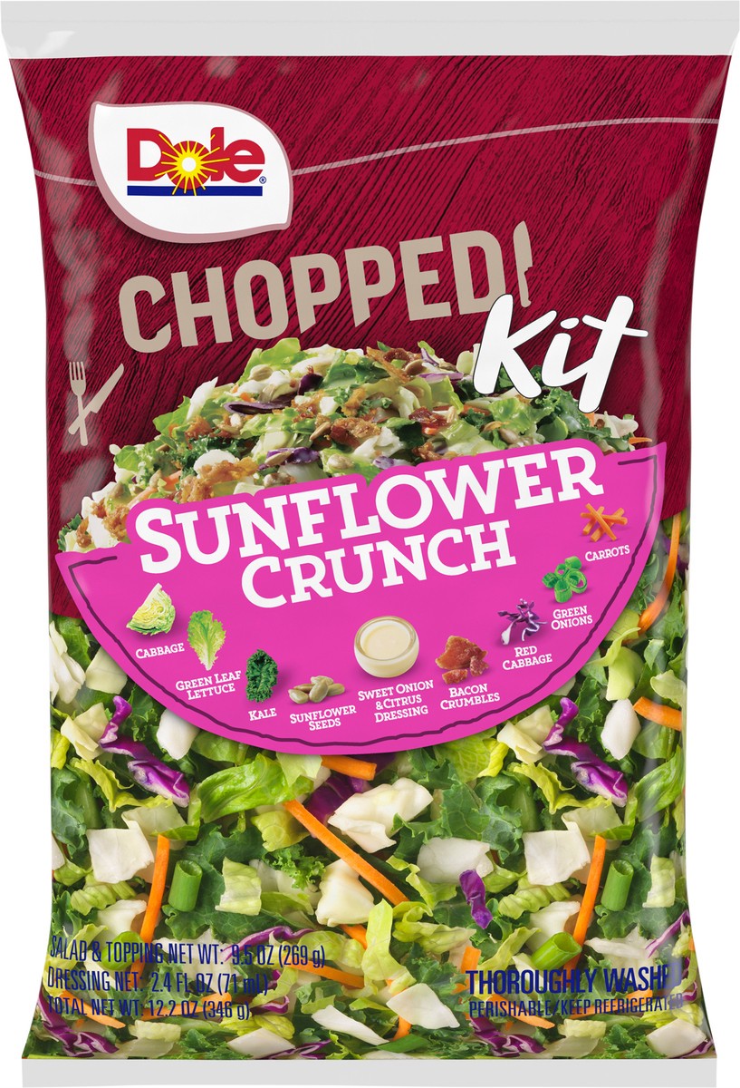 slide 2 of 7, Dole Sunflower Crunch Salad Kit, 12.2 oz