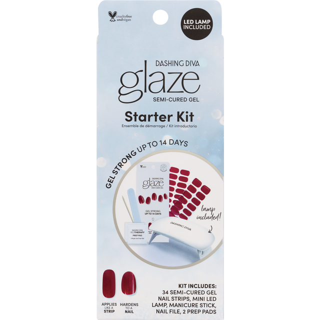 slide 1 of 1, DASHING DIVA Dd Glaze Strter Kt Red Dahlia, 34 ct