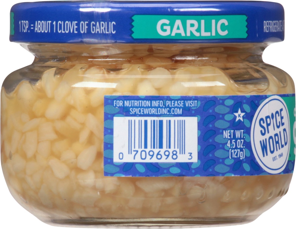 slide 7 of 12, Spice World Chopped Garlic 4.5 oz, 4.5 oz