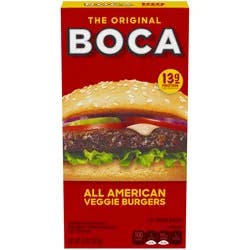 BOCA All American Veggie Burgers, 4 ct Box