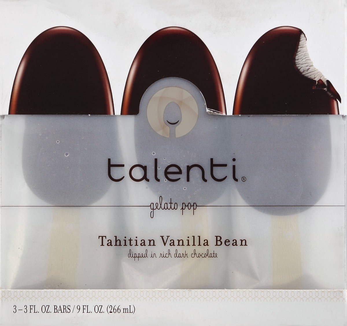 slide 4 of 4, Talenti Gelato Pop Tahitian Vanilla Bean Box, 3 ct