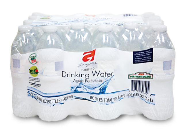 slide 1 of 1, Gonzalez, Purified Drinking Water - 24 ct; 16.9 fl oz, 24 ct; 16.9 fl oz