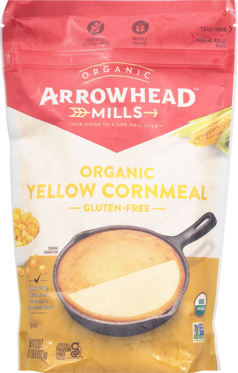 slide 9 of 11, Arrowhead Mills Organic Gluten Free Yellow Cornmeal, 22 oz