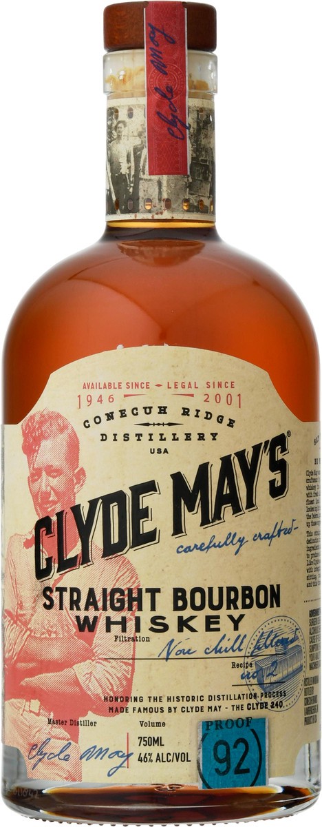 slide 8 of 9, Clyde May's Straight Bourbon Whiskey, 750 ml