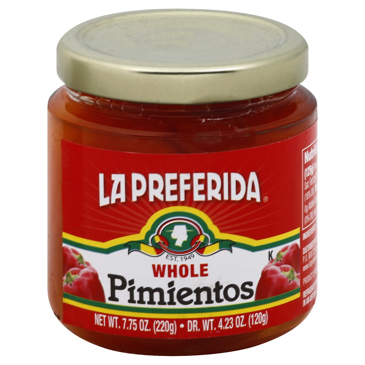 slide 2 of 8, La Preferida Pimientos 7.75 oz, 1 ct