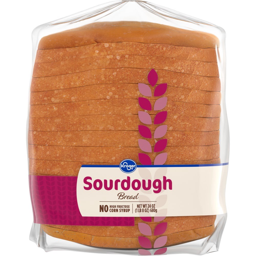 slide 5 of 6, Kroger Sliced Sourdough Bread, 24 oz