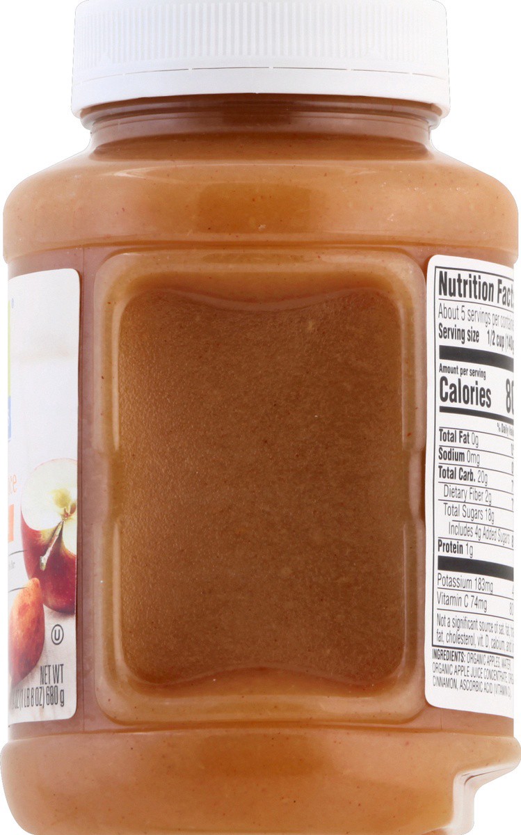 slide 6 of 7, O Organics Organic Apple Sauce Cinnamon, 24 oz