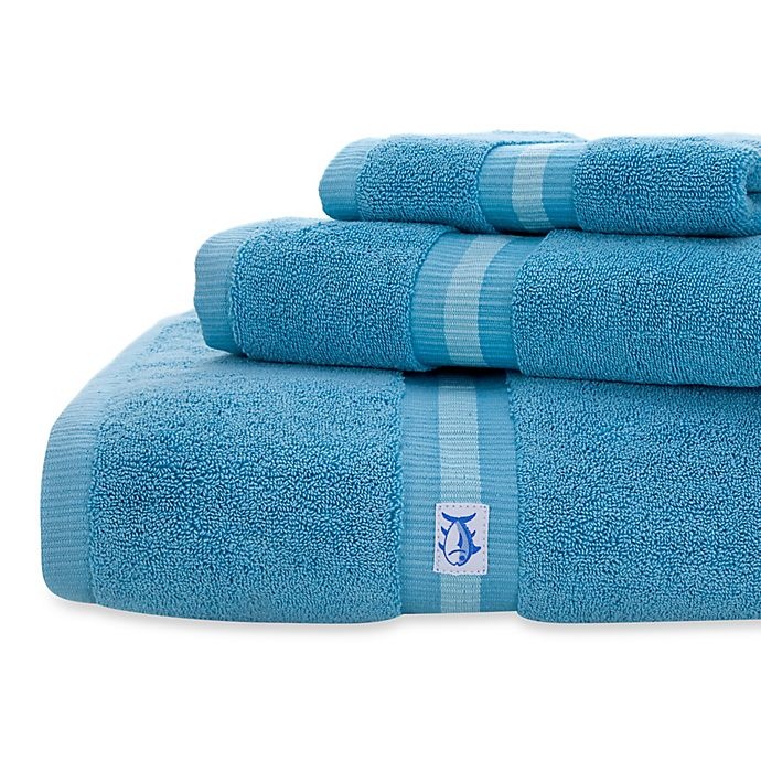 slide 1 of 1, Southern Tide Skipjack Hand Towel - Blue, 1 ct