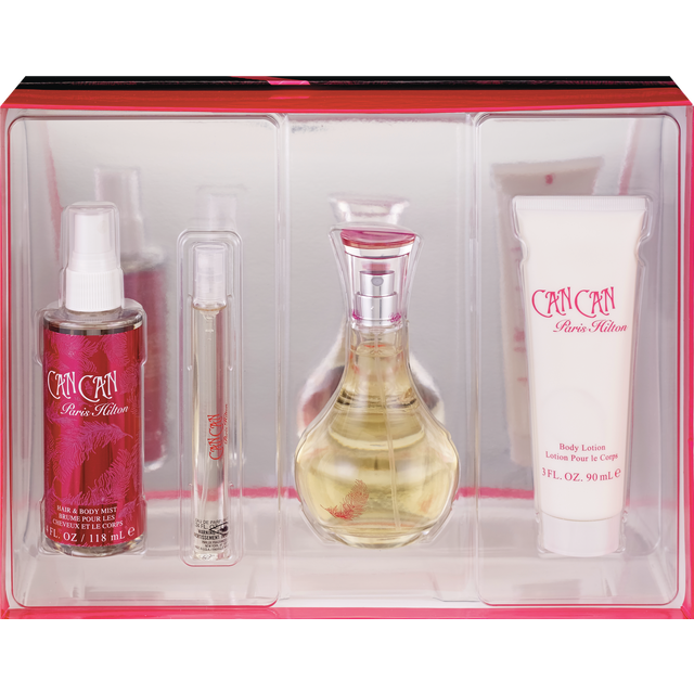 slide 1 of 1, Paris Hilton Can Can Women's Perfume Set, 4 pc