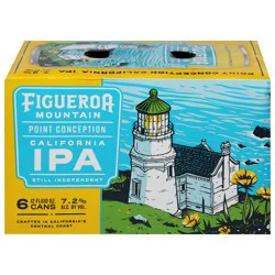 Figueroa Mountain California IPA Point Conception Beer 6 - 12 fl oz Cans