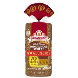 Brownberry Bread 100% Whole Wheat Small Slice