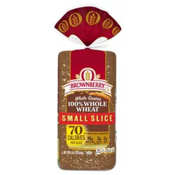 Brownberry Bread 100% Whole Wheat Small Slice