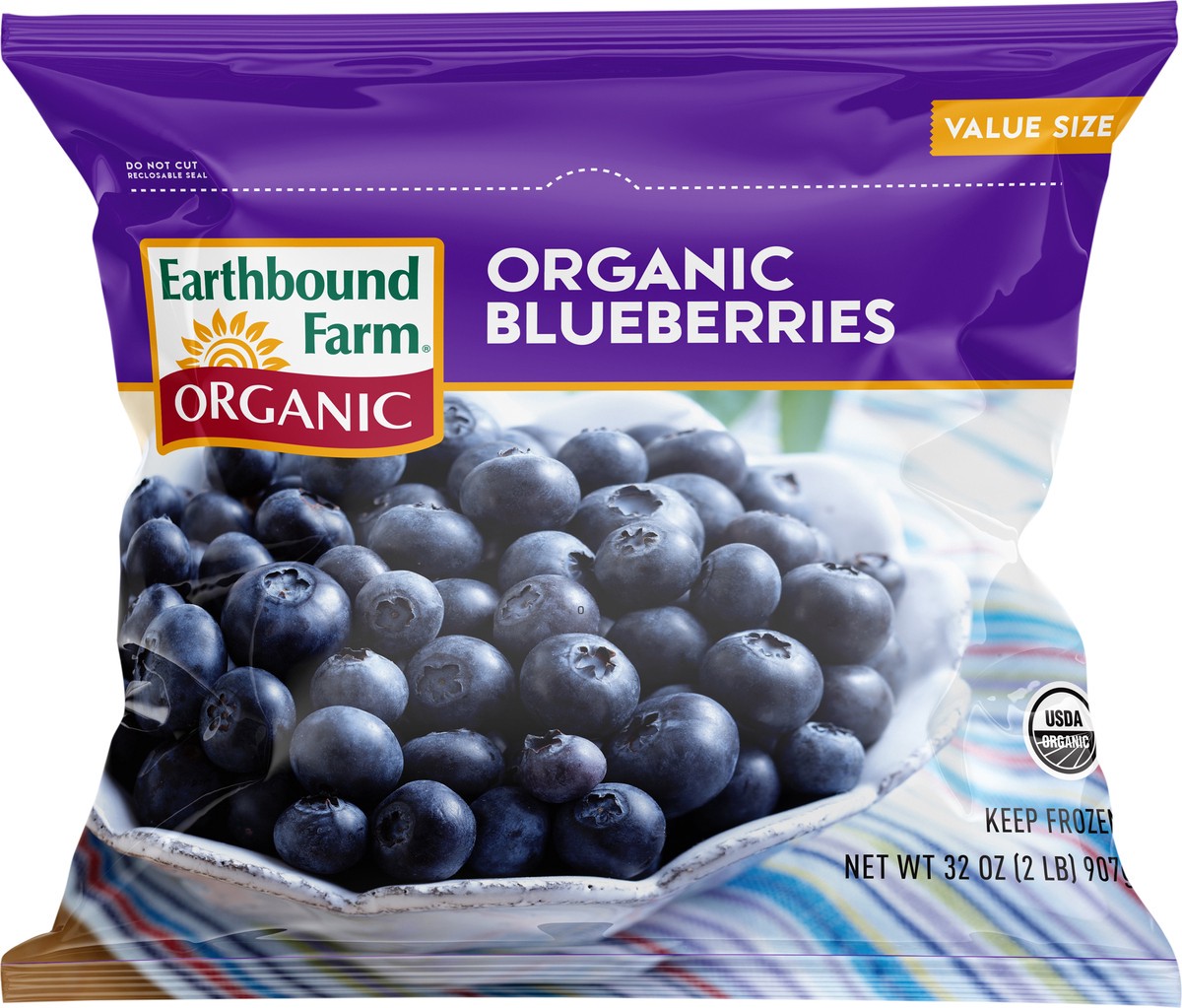 slide 2 of 3, Earthbound Farm Organic Blueberries, 2 lb