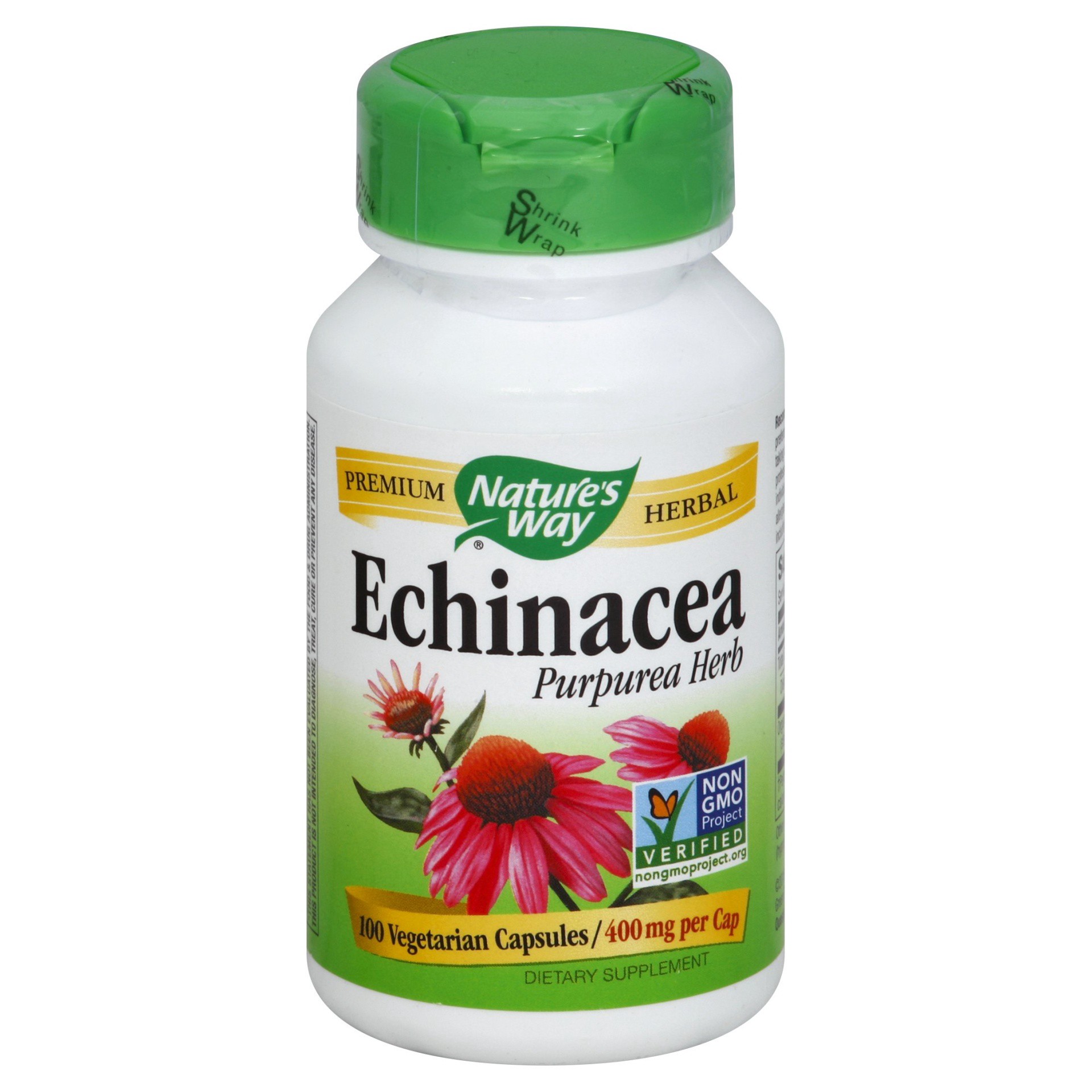 slide 1 of 3, Nature's Way Natures Way Echinacea Purpurea Capsules 400 Mg, 100 ct