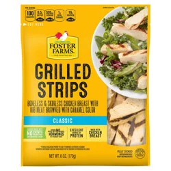 Foster Farms Refrigerated Grilled Chicken Breast Strips