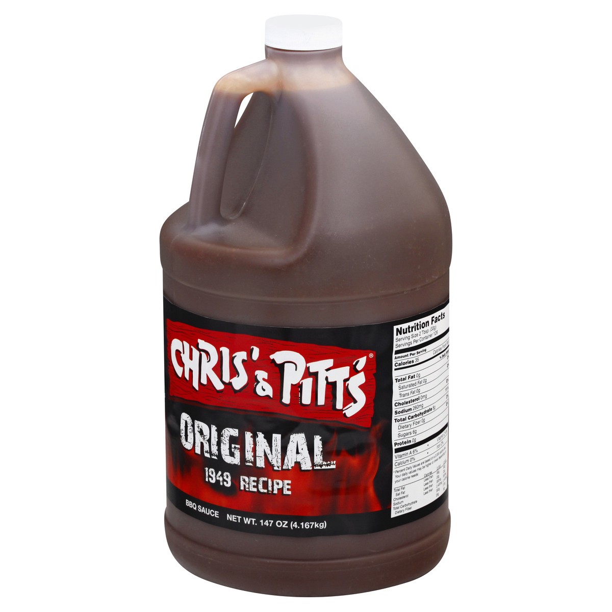 slide 12 of 13, Chris' & Pitt's BBQ Sauce Original, 147 oz