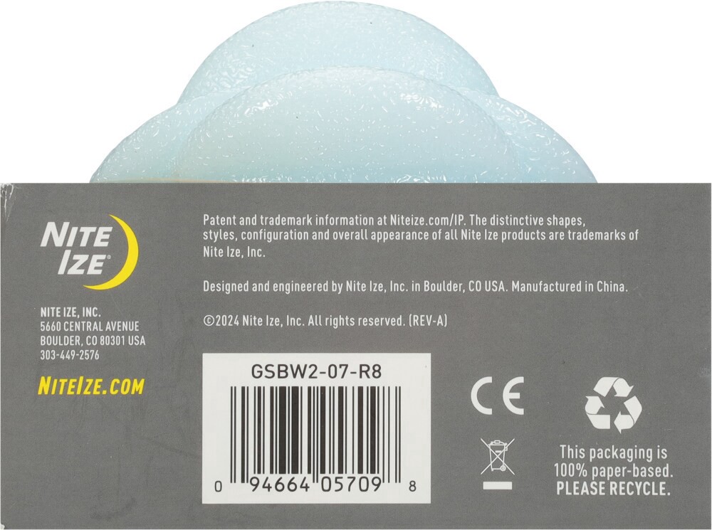 slide 3 of 6, Nite Ize GlowStreak Wild Motion Activated Disc-O LED Ball 1 ea, 1 ct