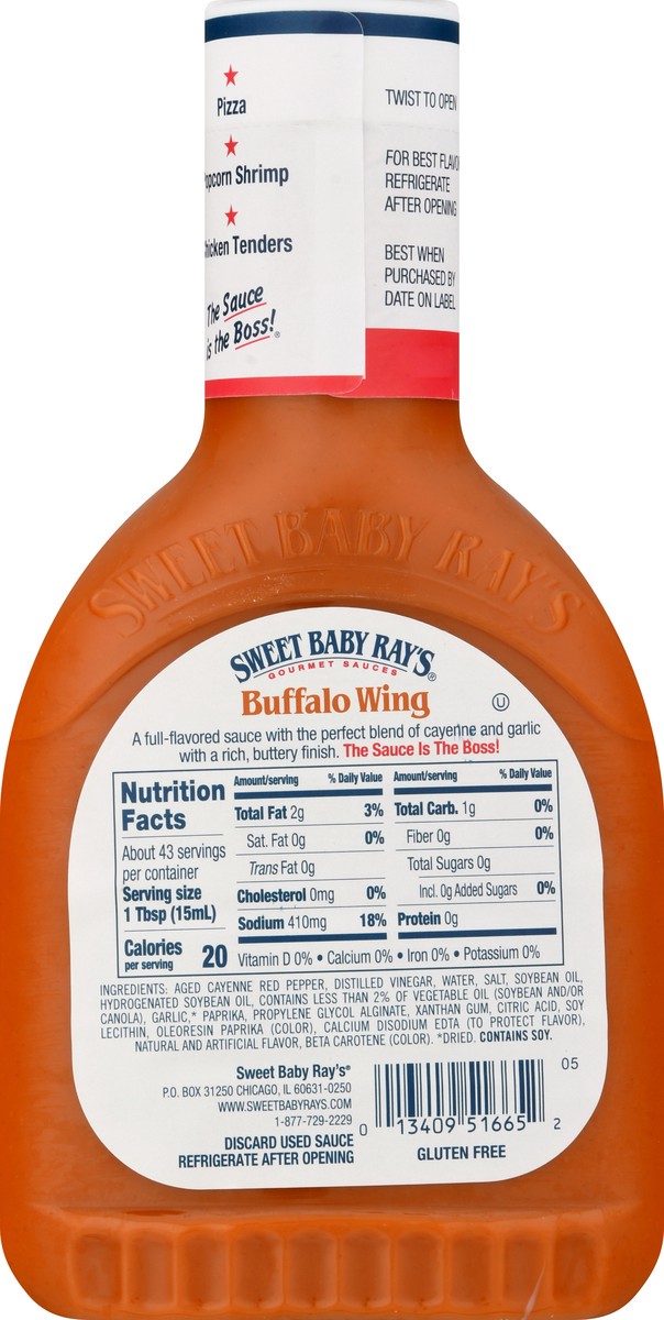 slide 11 of 13, Sweet Baby Ray's Buffalo Wing Wing Sauce - 22 oz, 22 oz