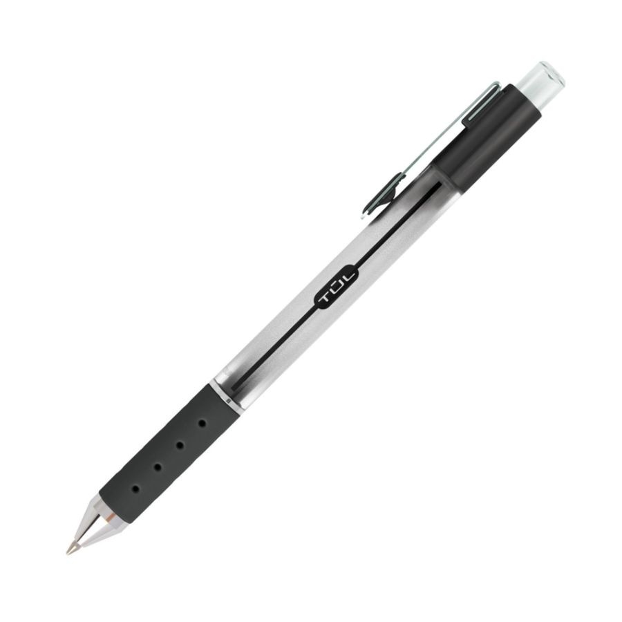 slide 4 of 5, TUL Retractable Gel Pens, Medium Point, 0.7 Mm, Silver Barrel, Assorted Inks, Pack Of 4 Pens, 4 ct