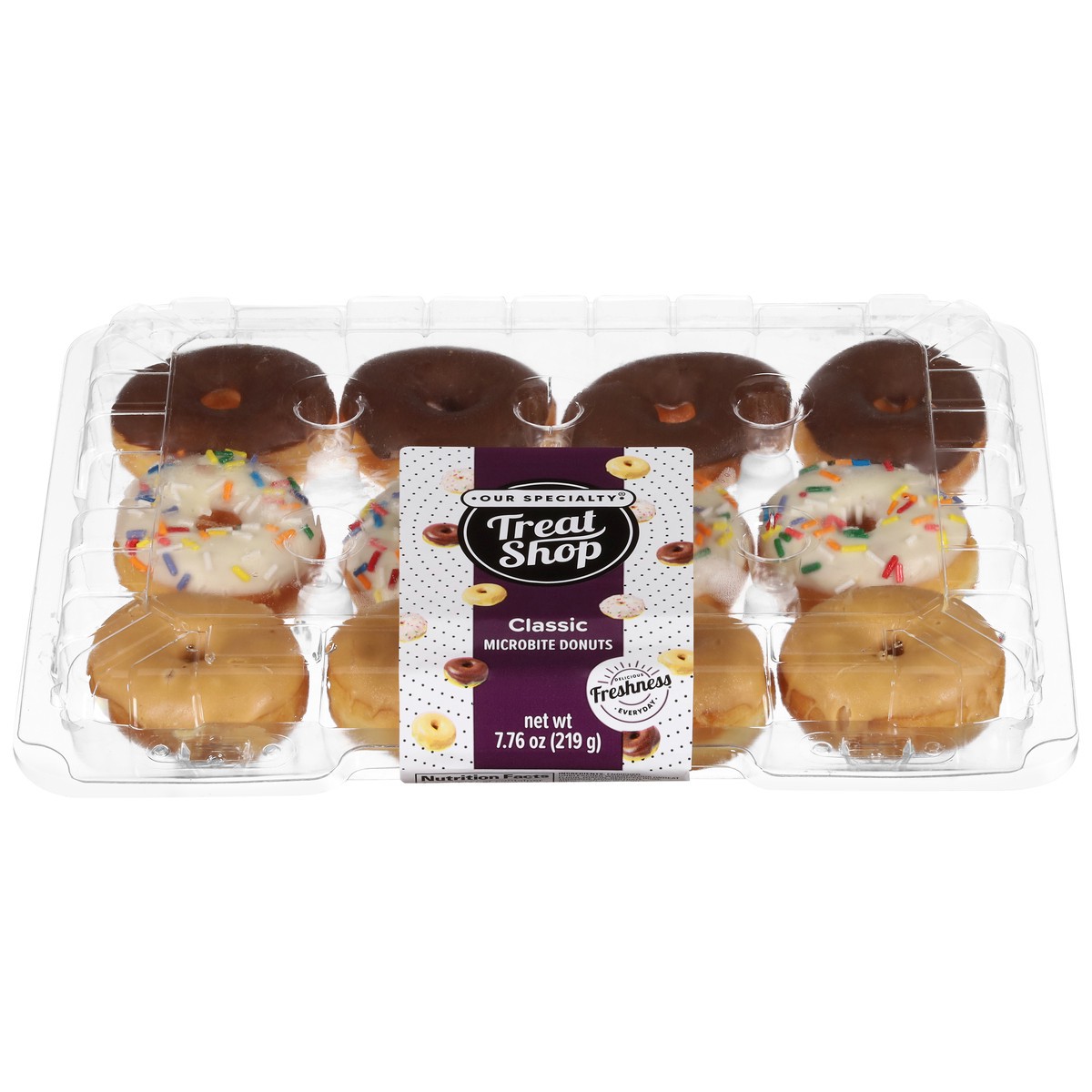 slide 1 of 4, Classic Donuts, 7.76 oz