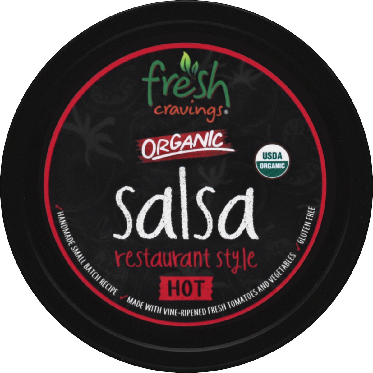 slide 4 of 13, Fresh Cravings Organic Restaurant Style Hot Salsa 16 oz, 16 oz