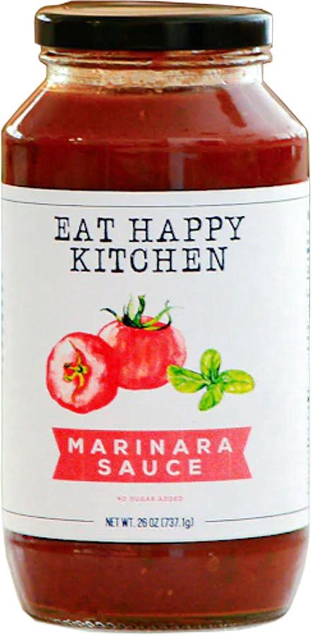 slide 1 of 1, Eat Happy Kitchen Sauce Marinara, 