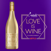 slide 6 of 13, Cupcake Vineyards Netflix Love Is Wine Chardonnay California, 750 ml